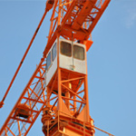 Tower crane close shot